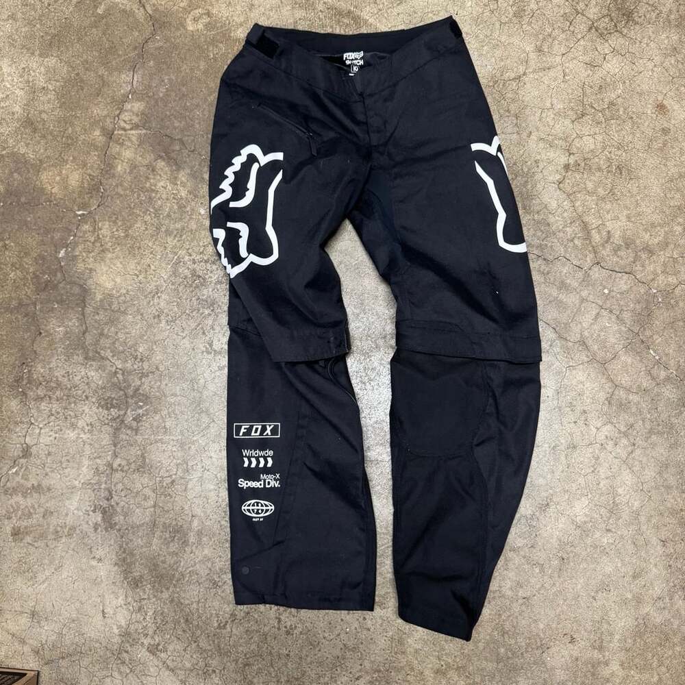 Fox Racing Switch Mata Drip Womens MX Offroad Over the Boot Pants Black Size 10